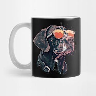 Pointer dog with sunglasses Mug